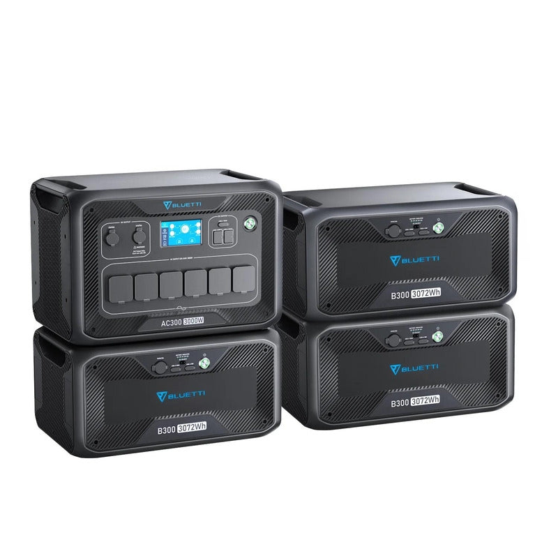 AC300 Home Energy Backup | 3000W, 3072Wh | with B300 Battery Expansion Options