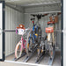 Globel bicycle store close up of 3 bikes stored